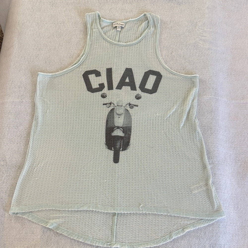 PJ Salvage light green sleep tank